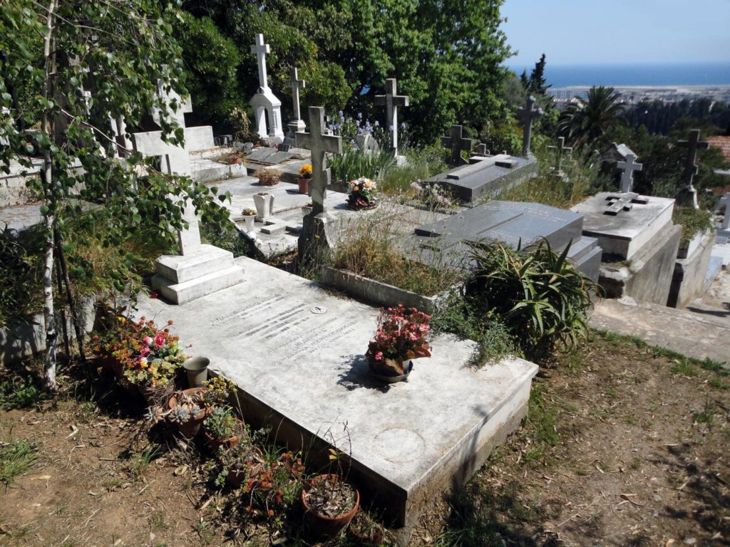 Ницца, русское кладбище Кокад, могила Юденича