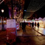 Вечерний Париж Елисейские поля на Новый год