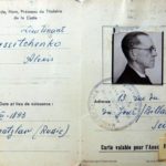 Удостоверение, РОВС, выданное в Париже Пасиченко