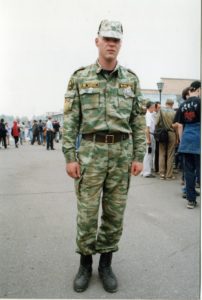 Russian soldier uniform 1999