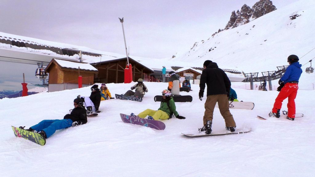 Французские Альпы горнолыжный курорт Куршевель спорт