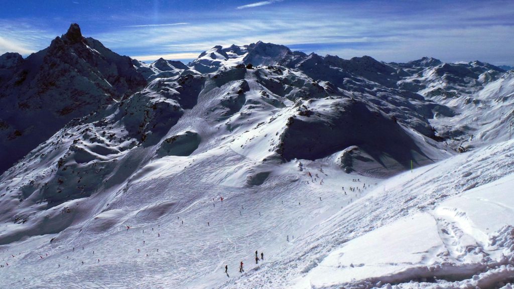 Французские Альпы горнолыжный курорт Куршевель