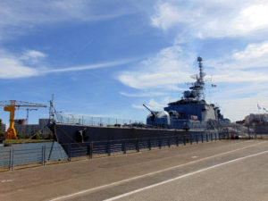 Музей ВМФ в Нанте, военный корабль