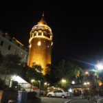 Стамбул. Башня Галата ночью