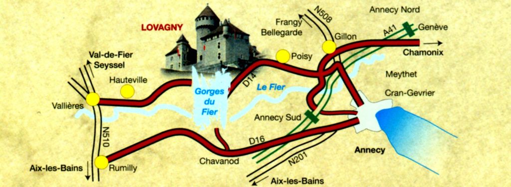Карта с замком
