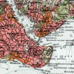 карта Константинополь - Царьград - Стамбул