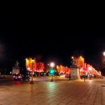 Ночной Париж, Елисейские поля у площади Согласия