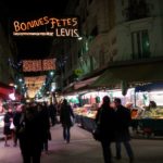 Экскурсия в 2008 году Вечерний Париж базар фрукты Рождество Новый Год