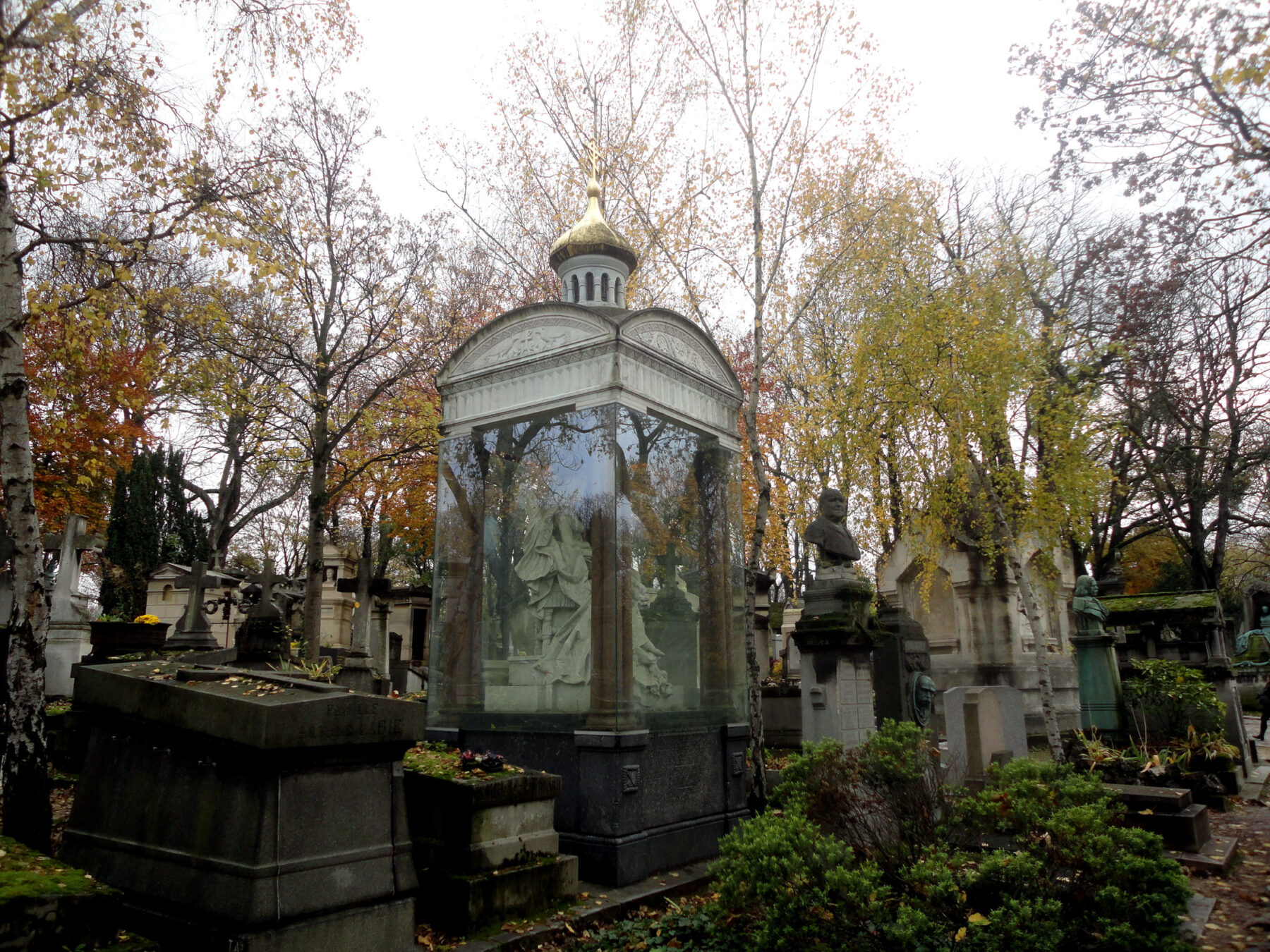 Кладбище Пер-Лашез в Париже, русские могилы