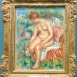 Музей Оранжери в Париже Ренуар купальщица сушит ноги