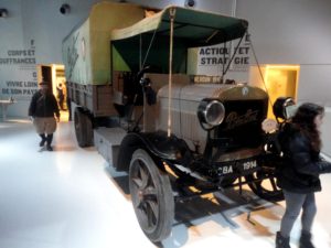 Грузовой автомобиль такси из Парижа, музей Мо Первая Мировая война